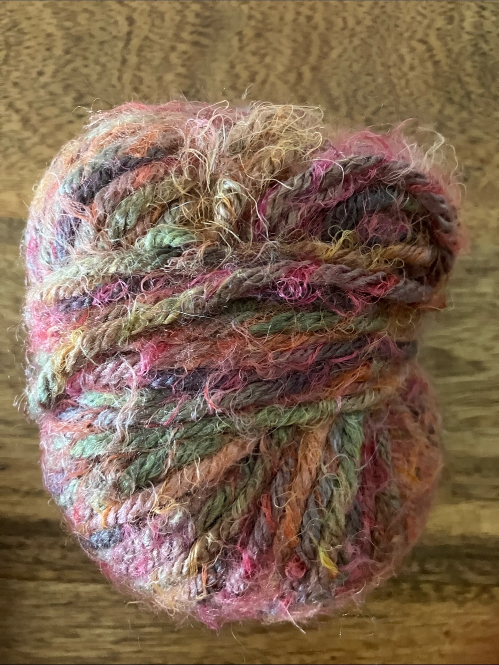 Lot of 4 Luxor Italian Wool Blend Novelty Yarn Color 243 Made in Italy
